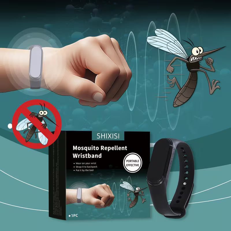 🦟⌚ Pulsera Repelente de Mosquitos con Reloj Digital KIVO