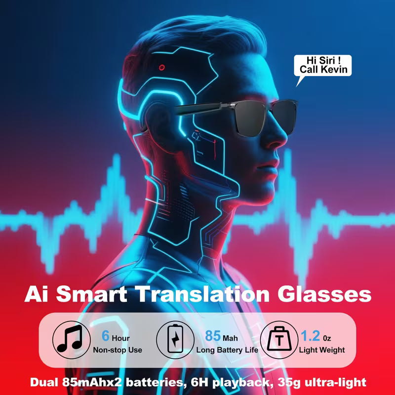 🧠🕶️ Gafas Inteligentes con IA KIVO – Tecnología del Futuro en tus Manos