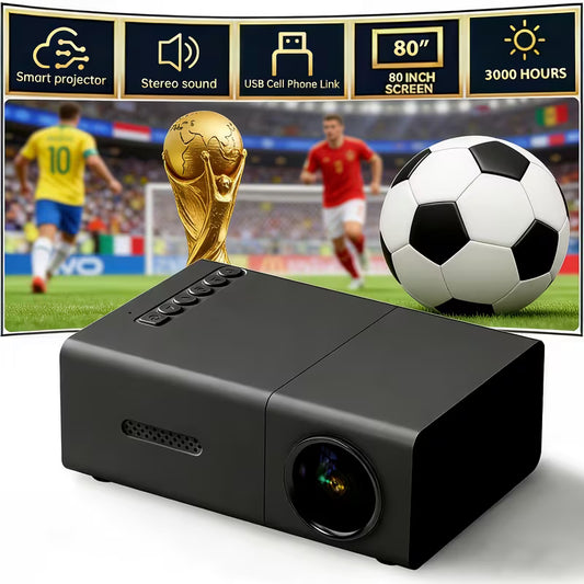 Mini Proyector Portátil Inalámbrico convierte cualquier lugar en tu cine personal